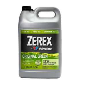 VALVOLINE ZEREX ORIGINAL GREEN ANTIFREEZE COOLANT 3.78L