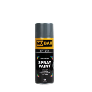 MUBAH SPRAY PAINT MEDIUM GREY 400ML