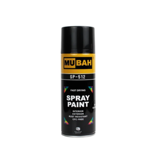 MUBAH SPRAY PAINT BLACK 400ML