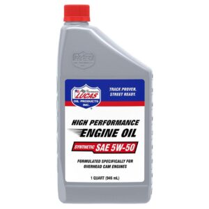 LUCAS SYNTHETIC MOTOR OILS – SAE 5W-50 946ML