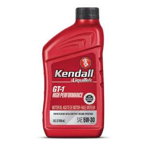 KENDALL GT-1® HIGH PERFORMANCE MOTOR OIL WITH LIQUITEK®