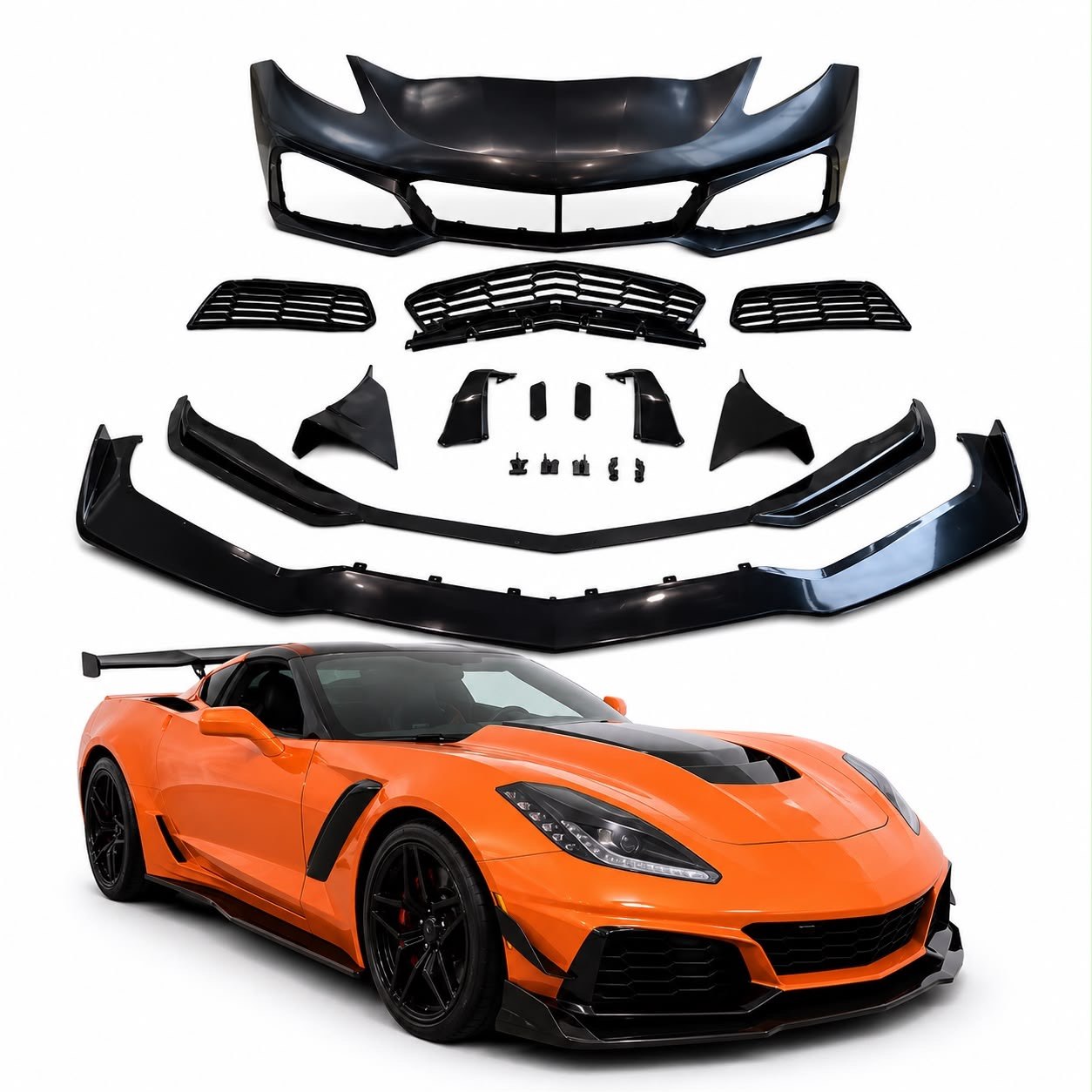 Corvette C7 ZR1 Front Bumper Conversion Kit